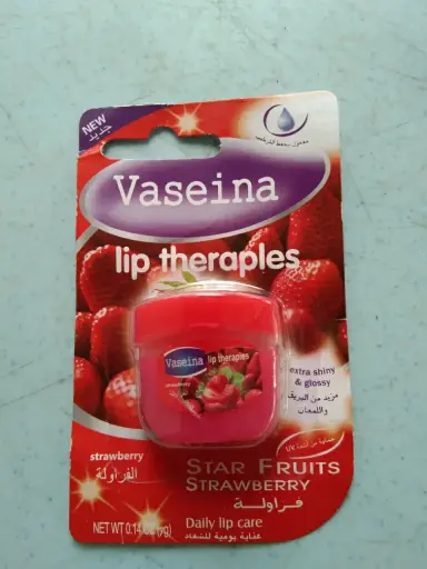 Vaseina Lip Therapies Fraise – Soin des Lèvres Brillantes 7g