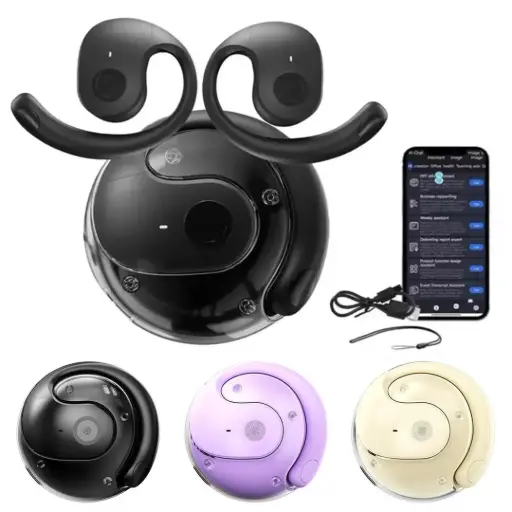 Écouteurs Bluetooth Sport avec Boîtier Intelligent – Confort & Haute Qualité Sonore