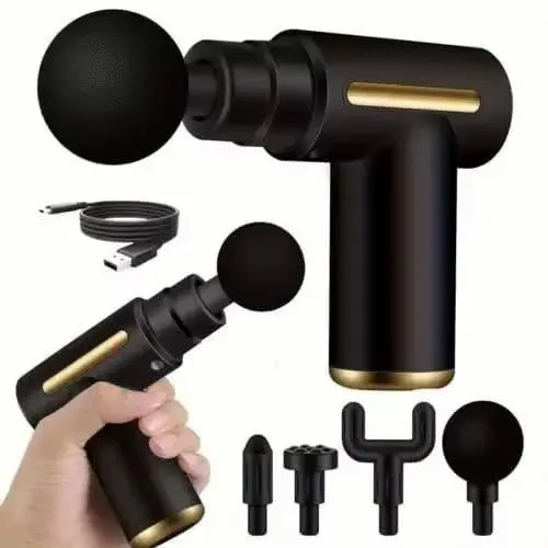 Pistolet de Massage Musculaire Rechargeable – Soulagement & Relaxation