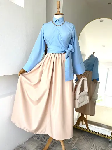 Chemise à Nouer – Confort et Élégance Signée MKF